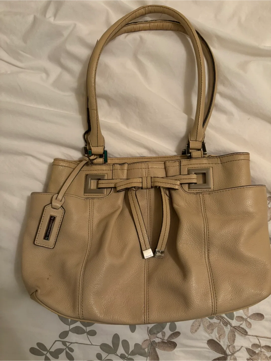 Leather satchel purse thumbnail