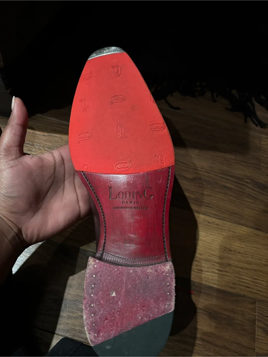 Loding Paris Goodyear Welted Dress Shoes Size 10.5 image indicator(3)