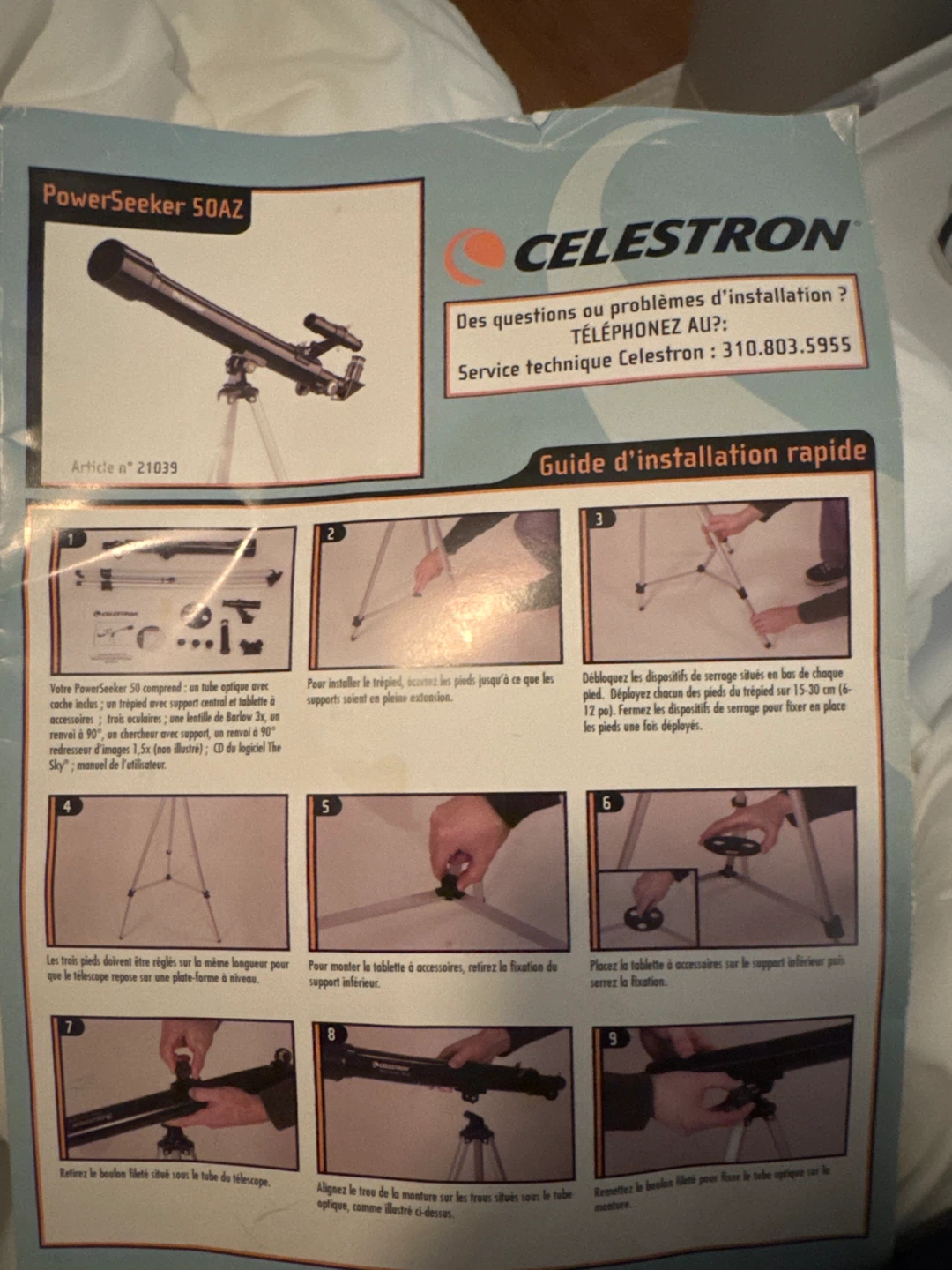 Celestron PowerSeeker 50AZ Telescope - photo 2