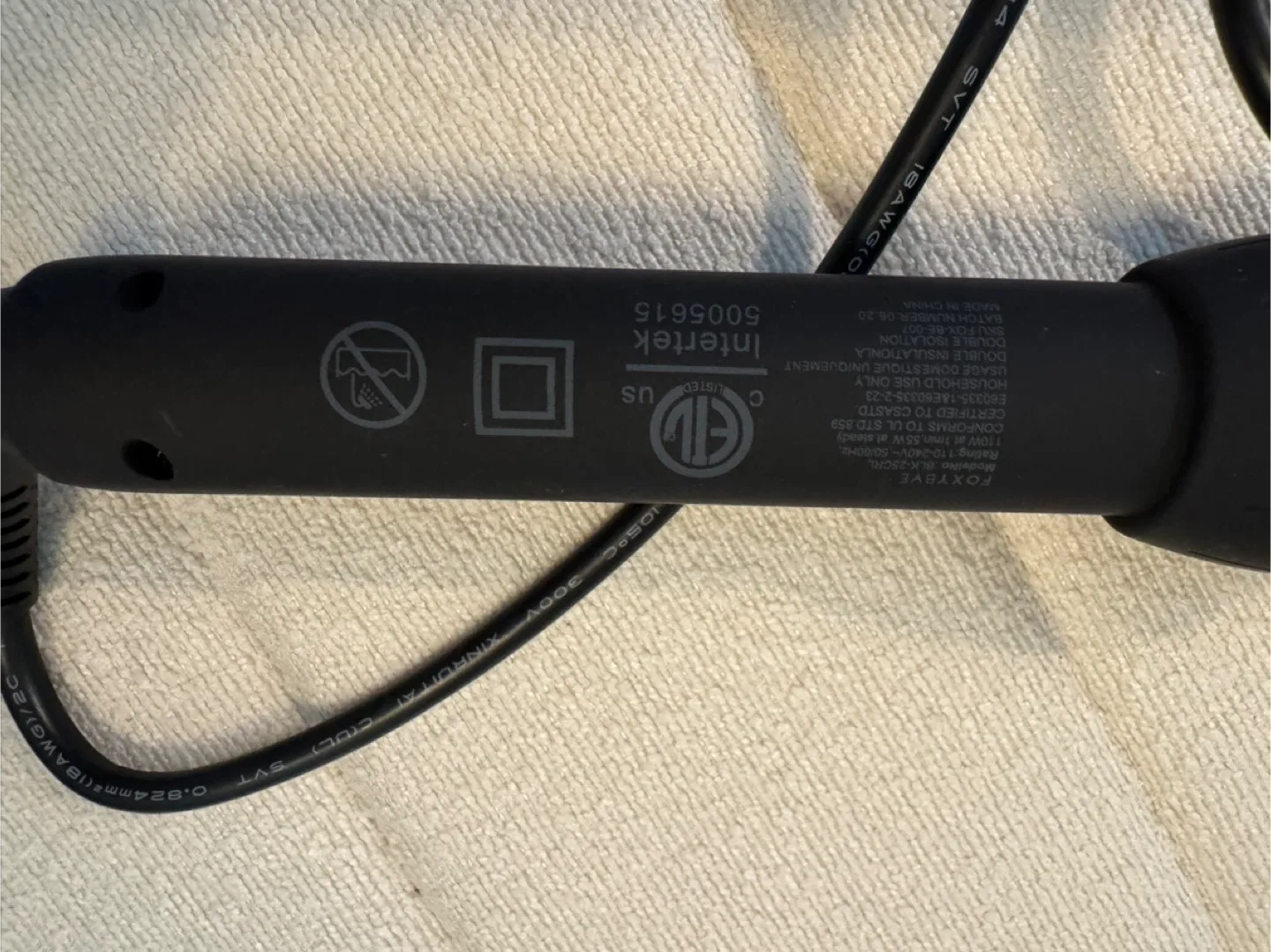 FoxyBae Rose Gold Curling Iron image indicator(2)