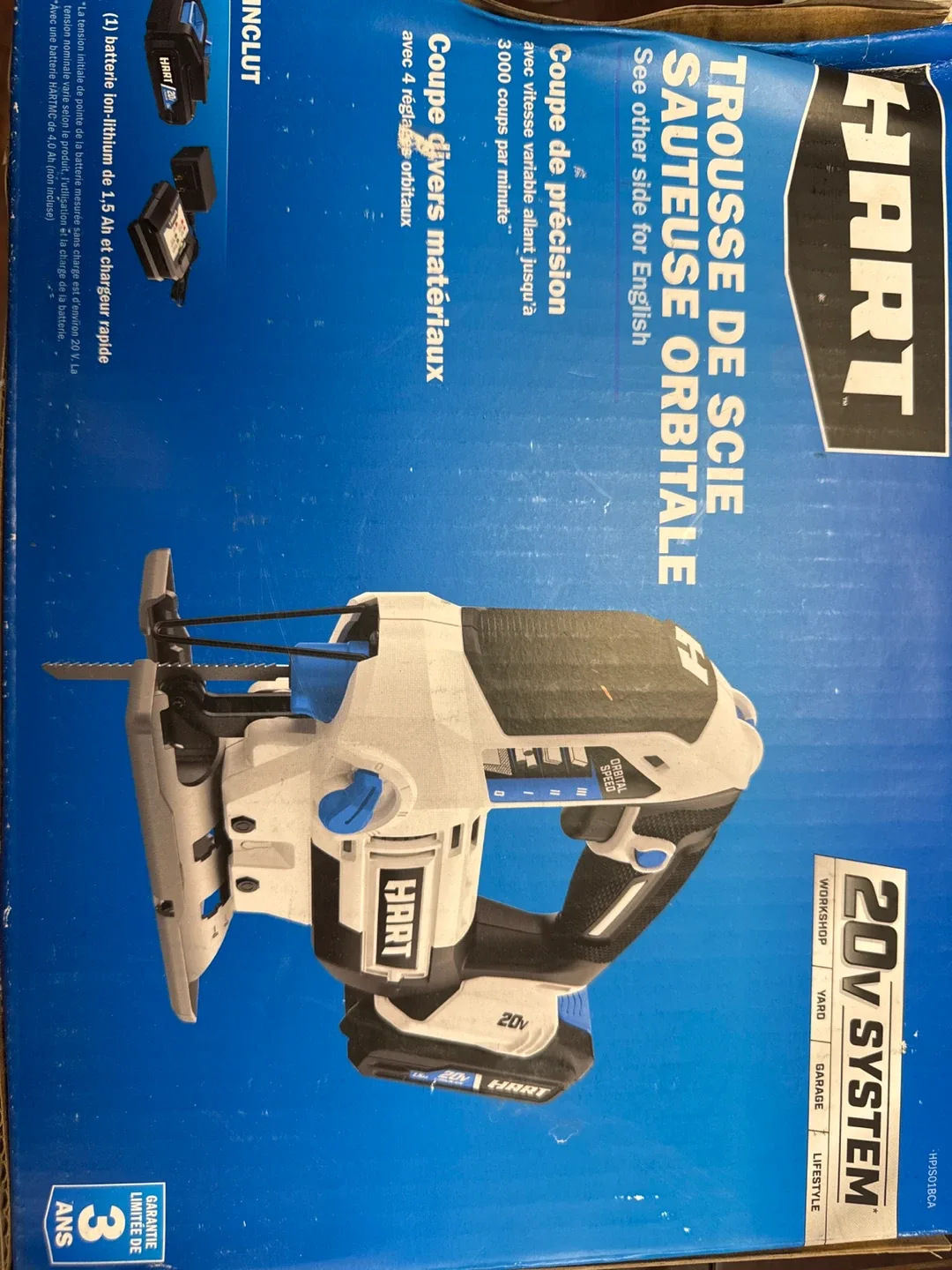 Hart 20V Orbital Jigsaw Kit - Like New! thumbnail