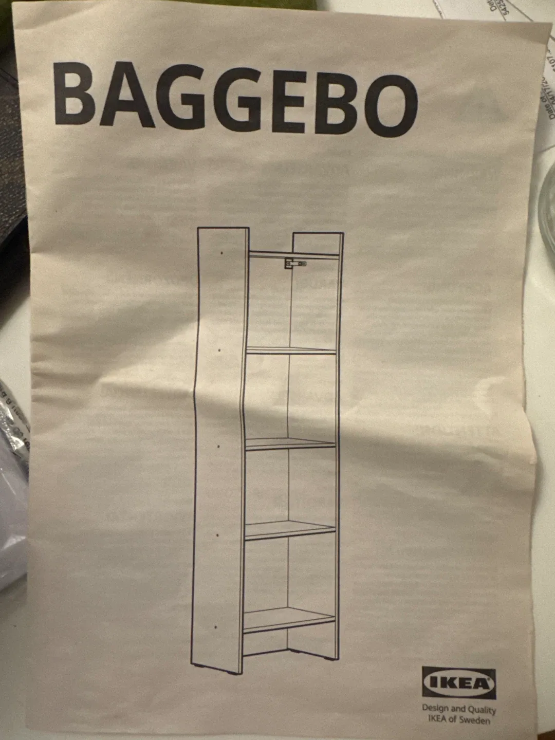 IKEA BAGGEBO White Bookcase - 50x25x160 cm image indicator(6)
