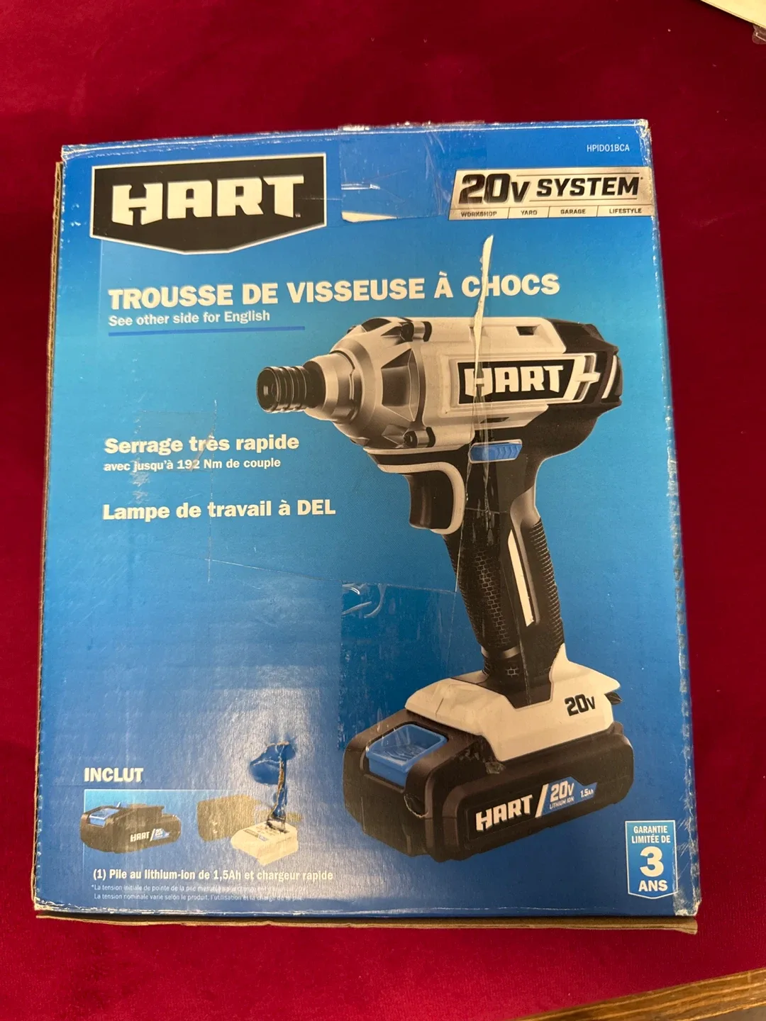 New Hart 20V Impact Driver Kit thumbnail