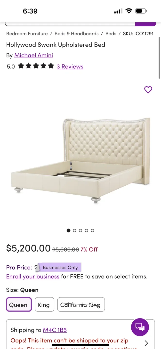 💎 Luxury Bedroom Set – Michael Amini x Jane Seymour image indicator(4)