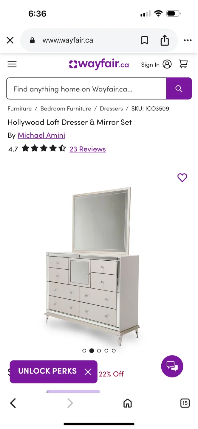 💎 Luxury Bedroom Set – Michael Amini x Jane Seymour image indicator(3)