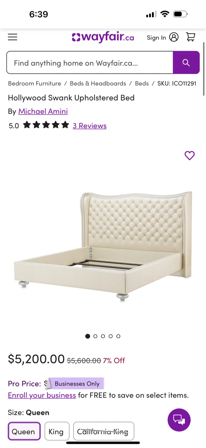💎 Luxury Bedroom Set – Michael Amini x Jane Seymour - photo 5