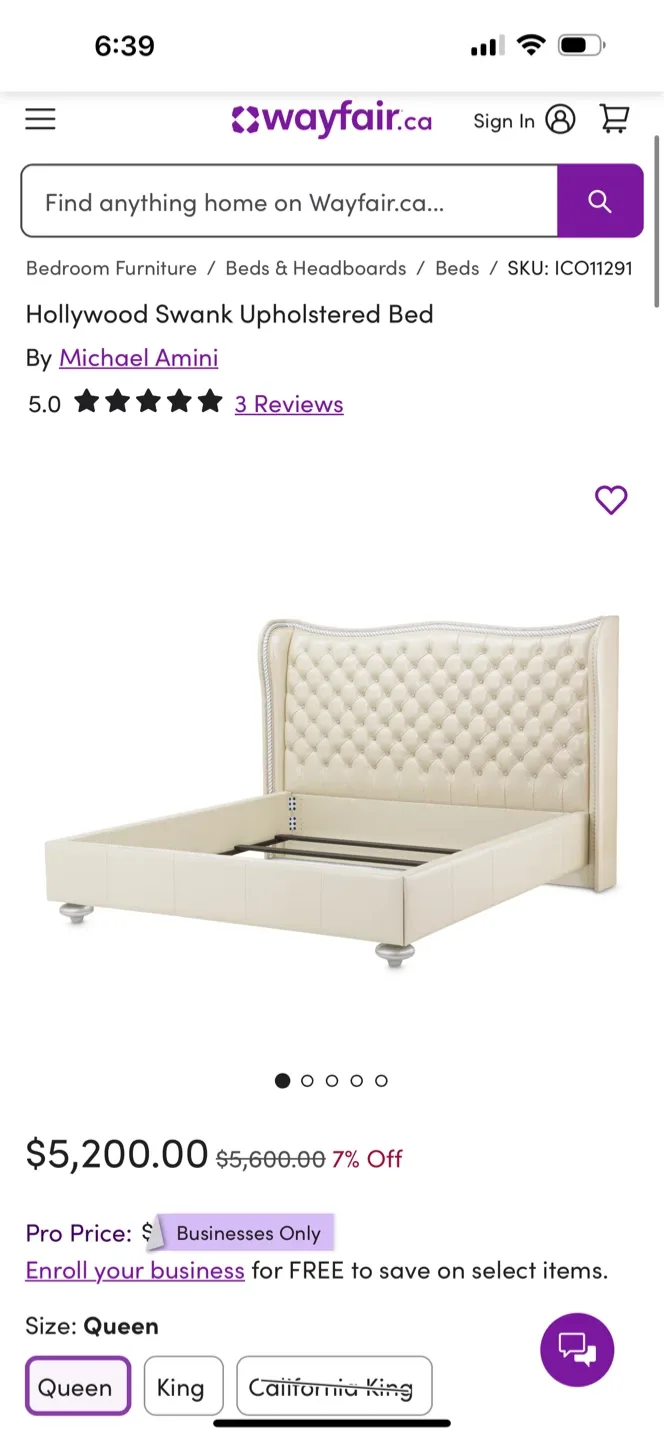 💎 Luxury Bedroom Set – Michael Amini x Jane Seymour image indicator(5)