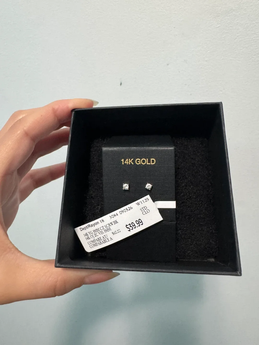 14K Gold Earrings - Brand New thumbnail