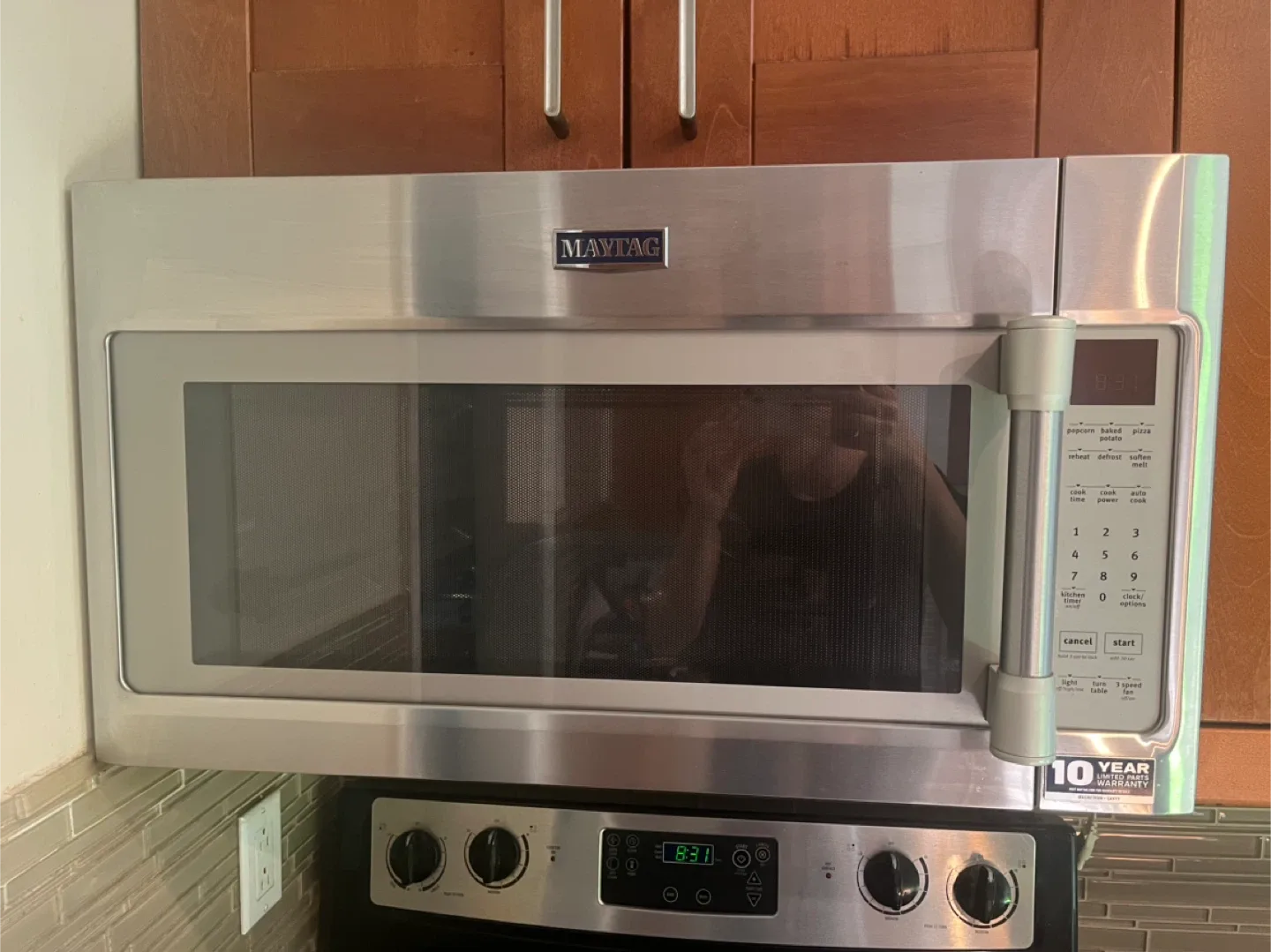 Maytag Stainless Steel Over-the-Range Microwave image indicator(2)