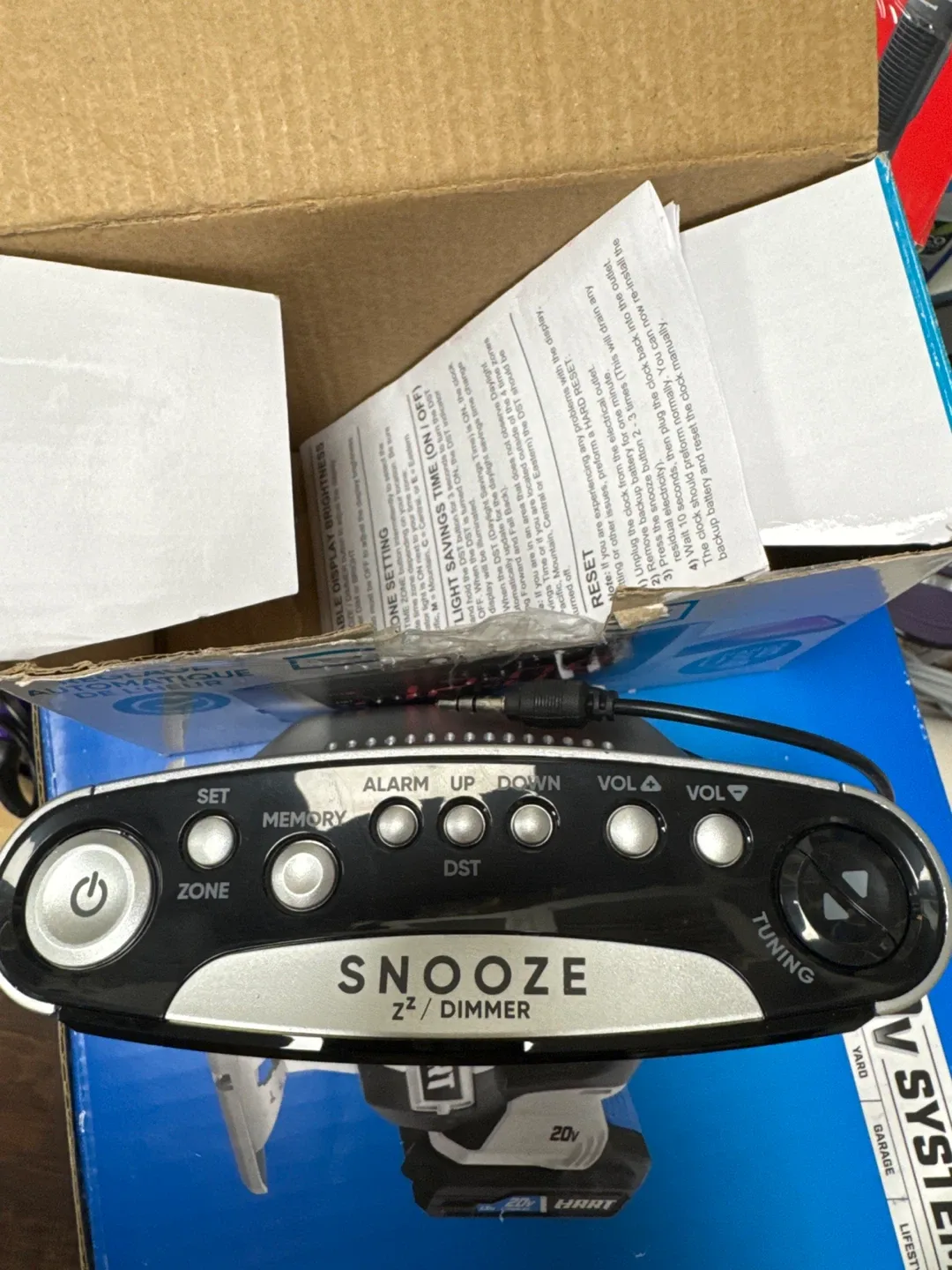 Westclox Radio Réveil FM Clock image indicator(3)