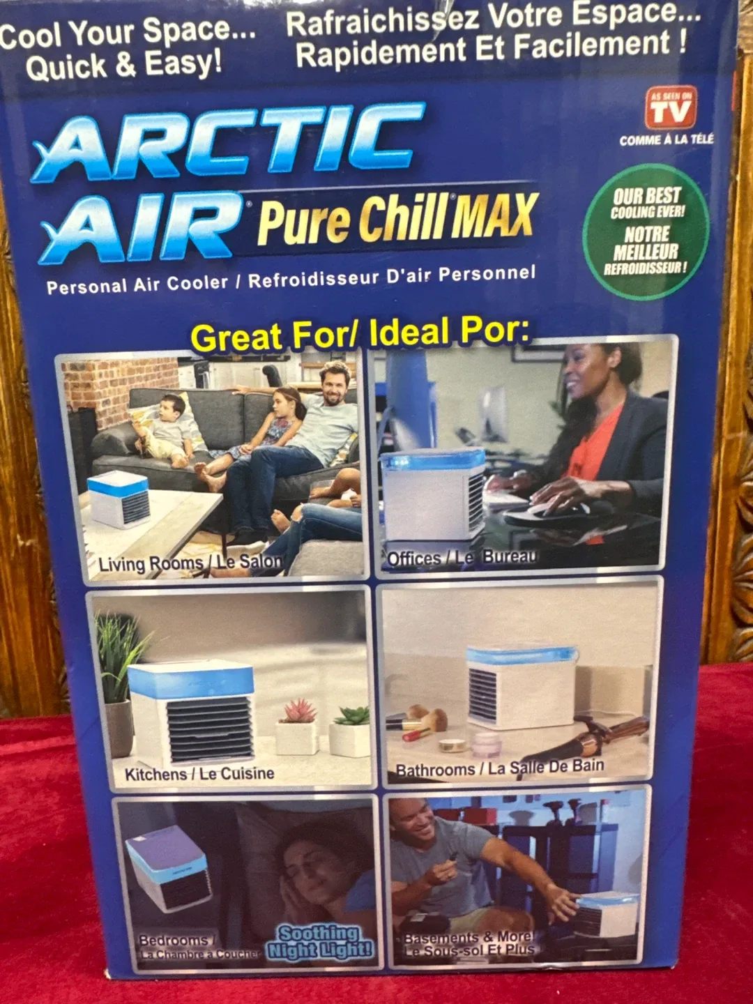 Arctic Air Pure Chill MAX Personal Air Cooler - NEW image indicator(2)