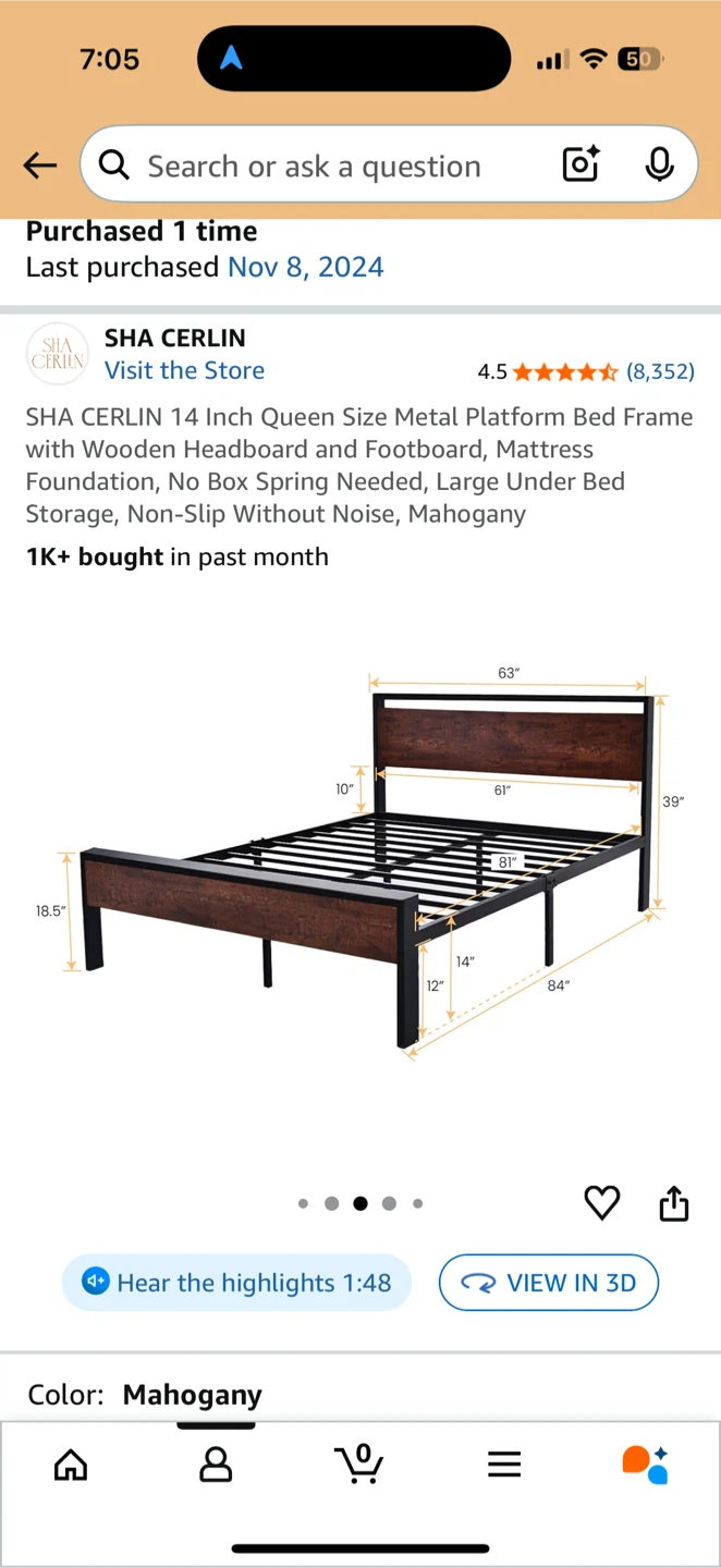Bed frame - photo 4
