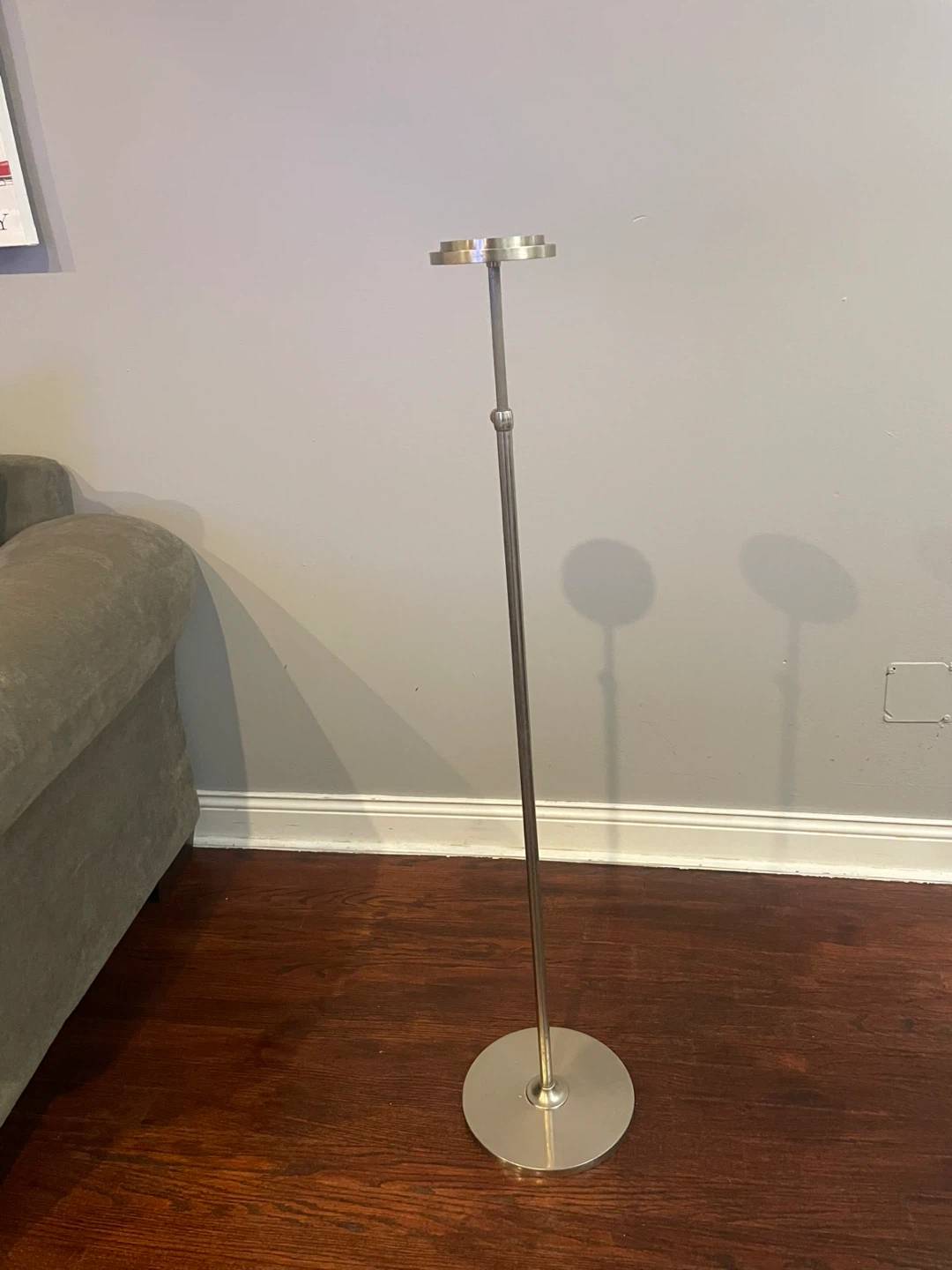 Silver Metal Candle Stand - photo 5