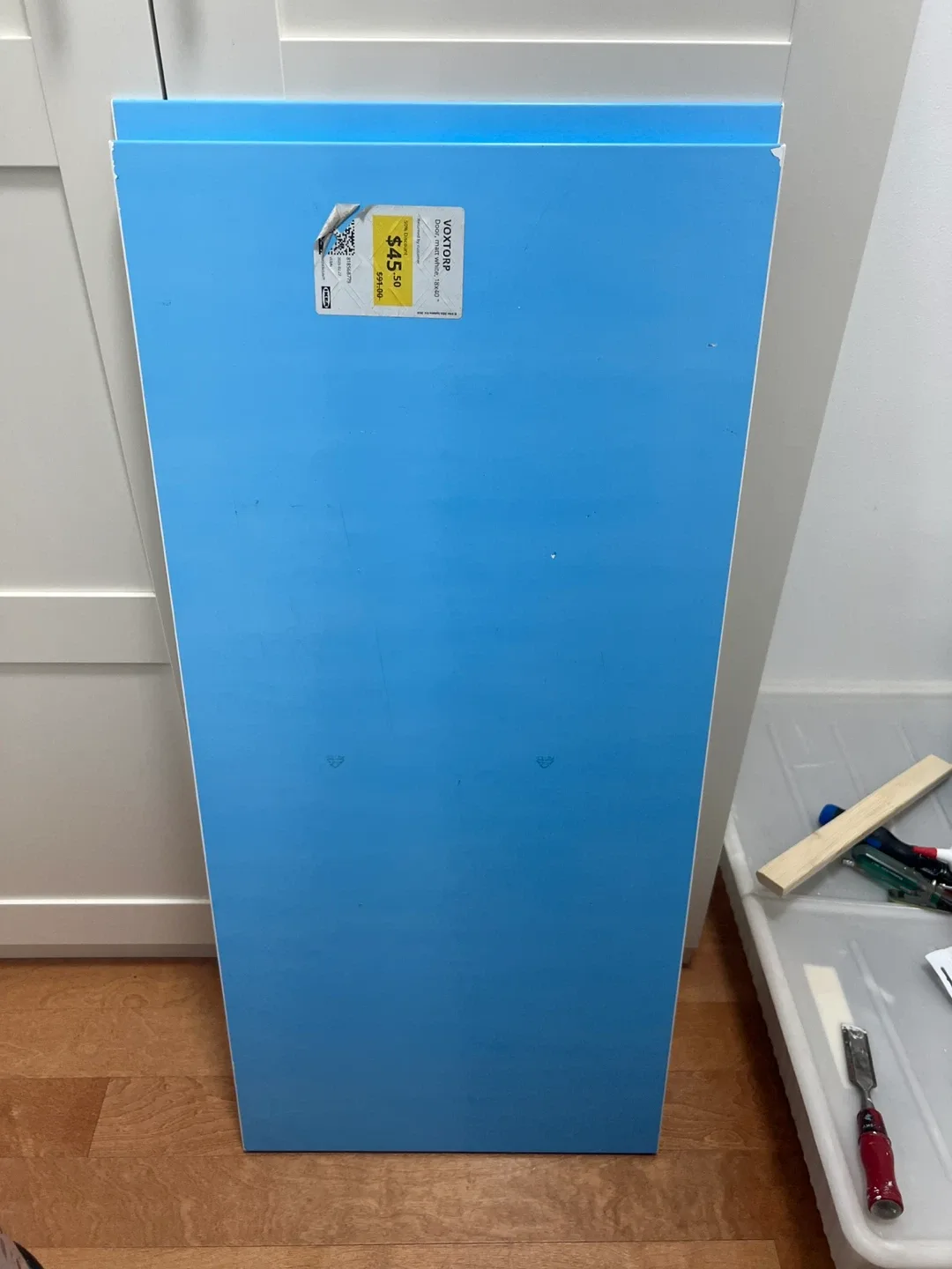 IKEA VOXTORP Door, Matt White, 18x40" image indicator(2)