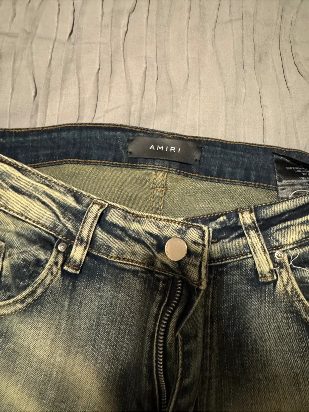 New AMIRI Distressed Denim Jeans image indicator(3)
