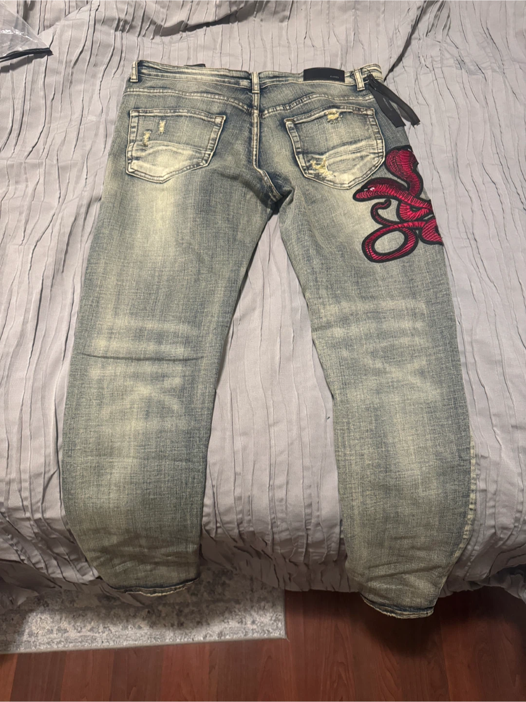 New AMIRI Distressed Denim Jeans - photo 2
