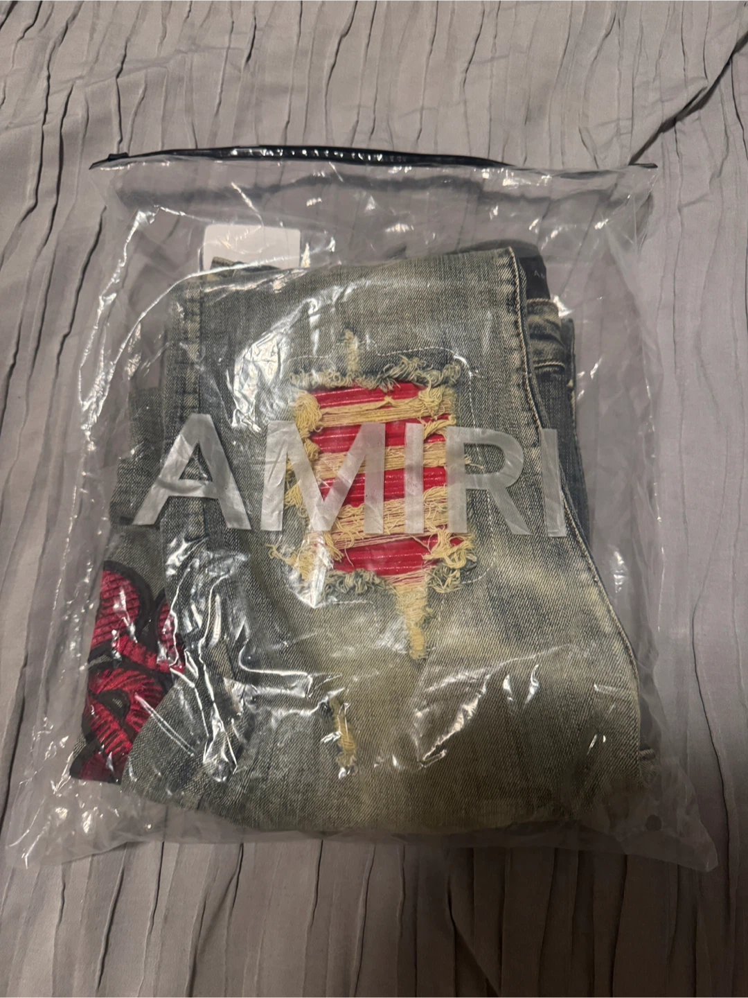 New AMIRI Distressed Denim Jeans - photo 5