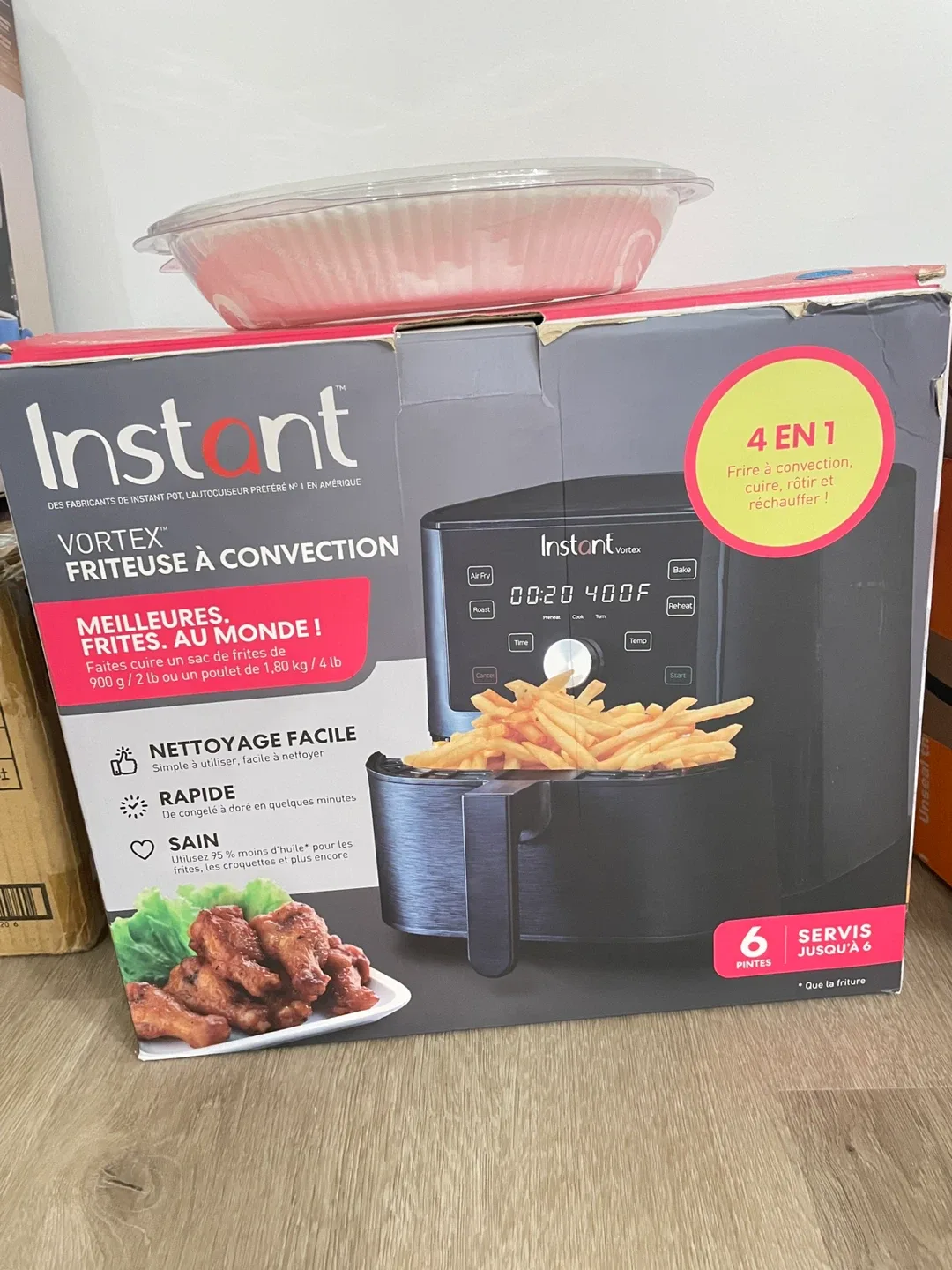 Instant Vortex 4-in-1 Air Fryer - Like New!
