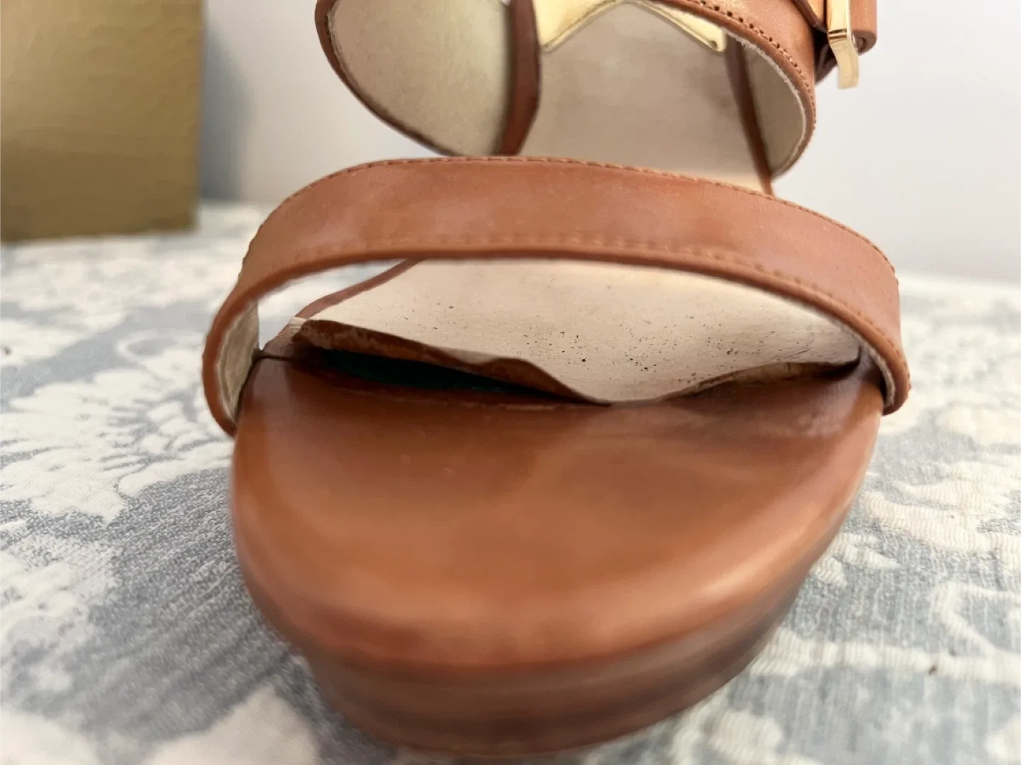 Michael Kors Brown Leather Heels - Size 7 image indicator(7)