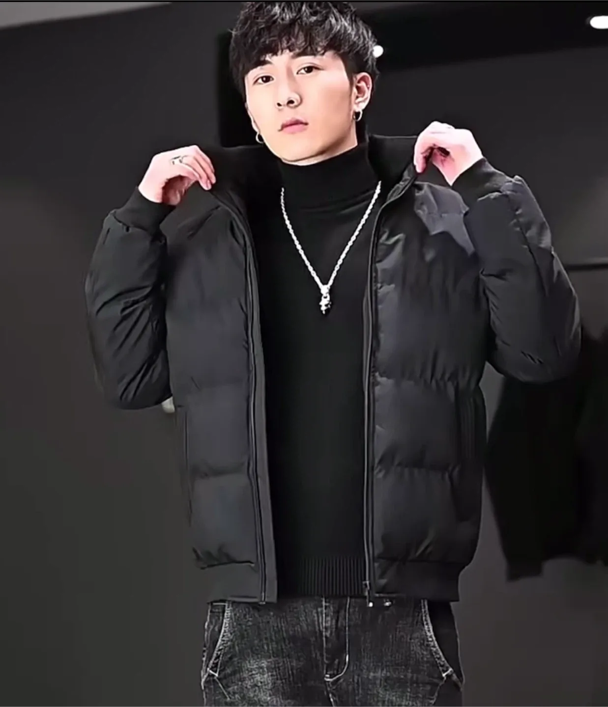 Man’s fashion viral jacket image indicator(3)