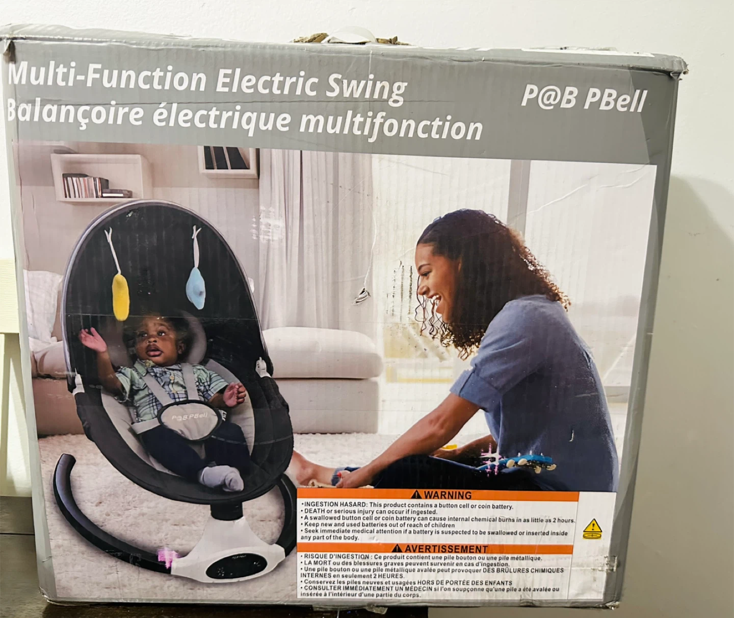 New- Electric Baby Swing
