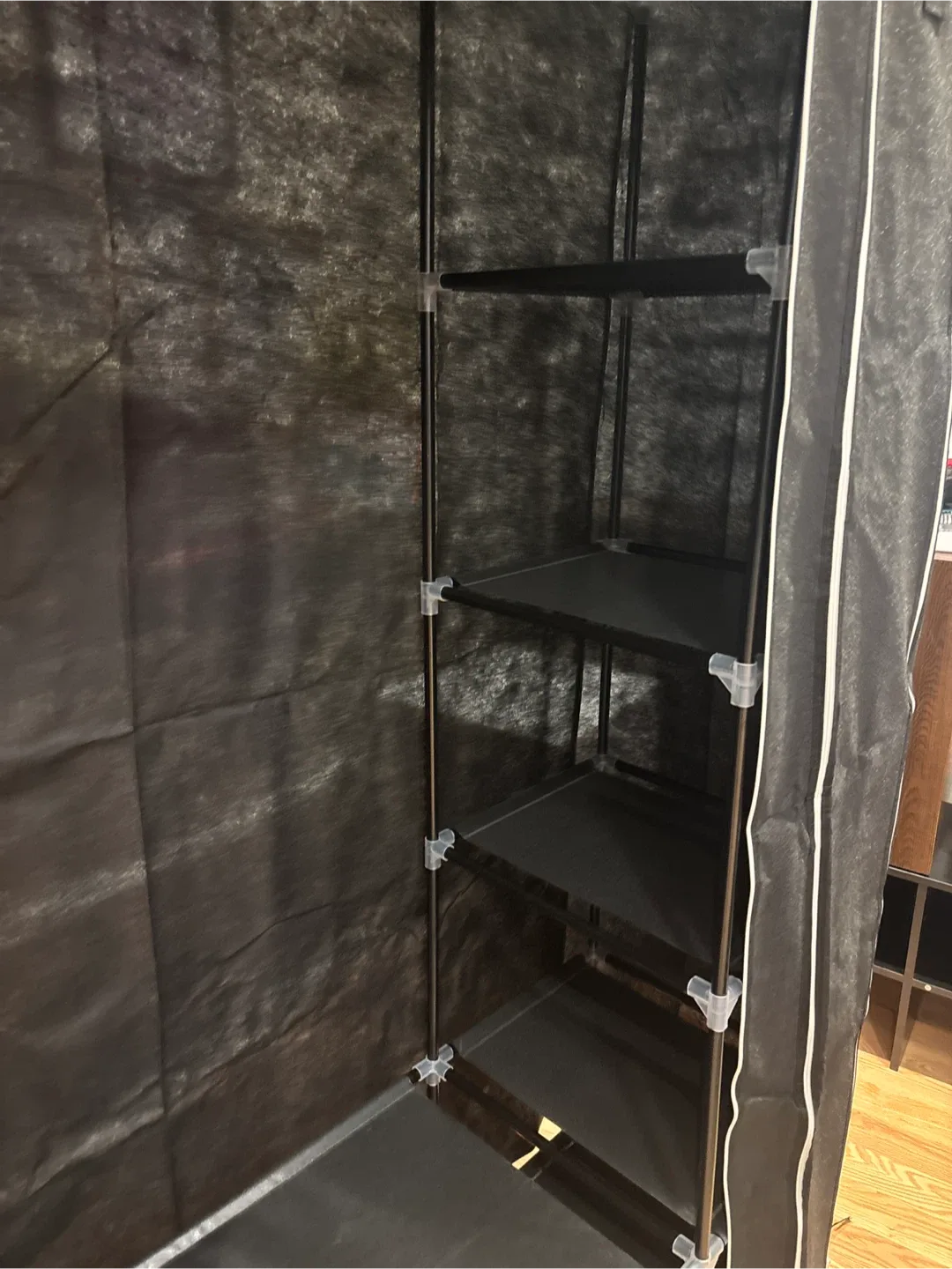 Black Portable Closet Fabric  Wardrobe image indicator(5)