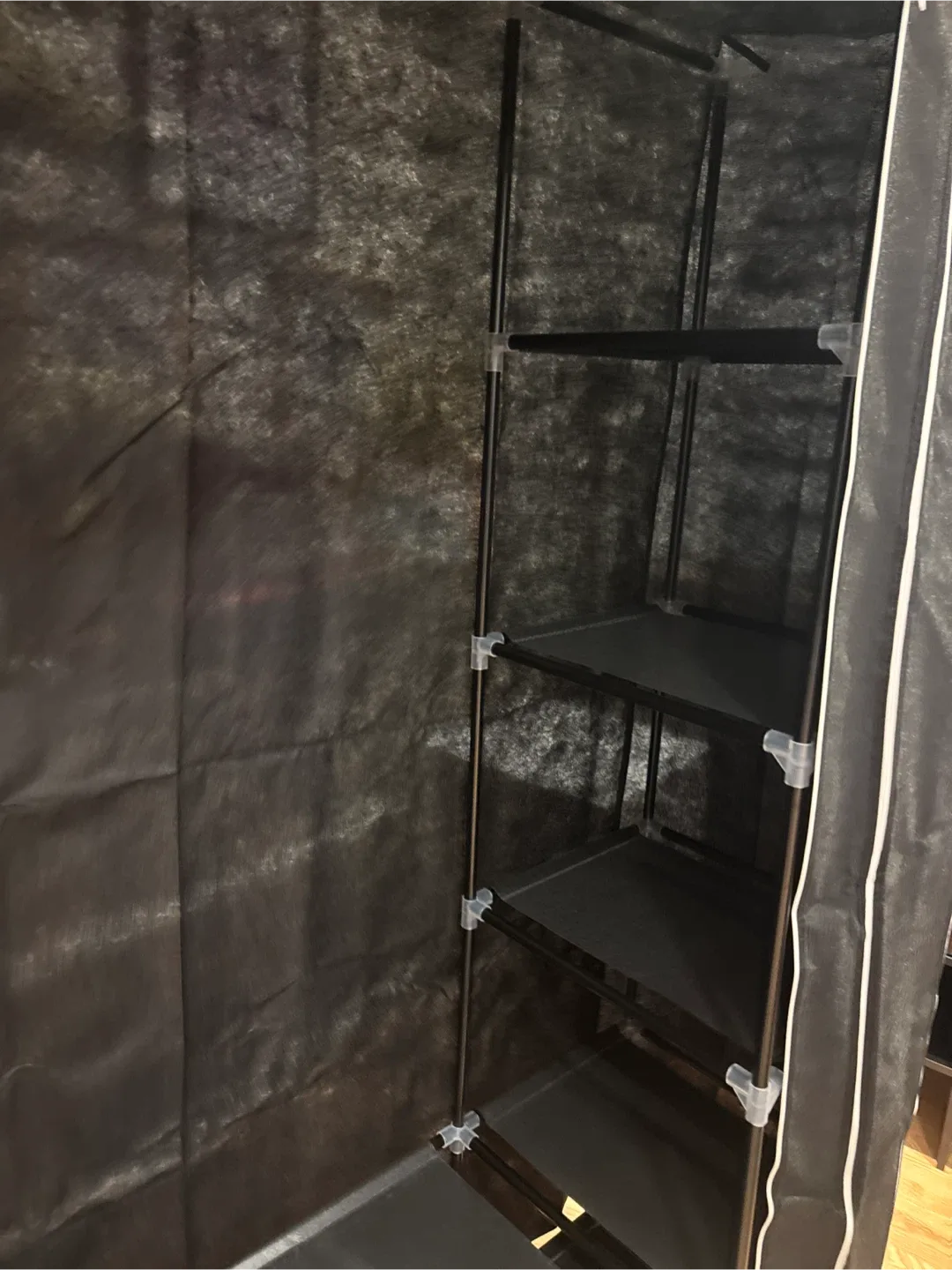 Black Portable Closet Fabric  Wardrobe image indicator(3)