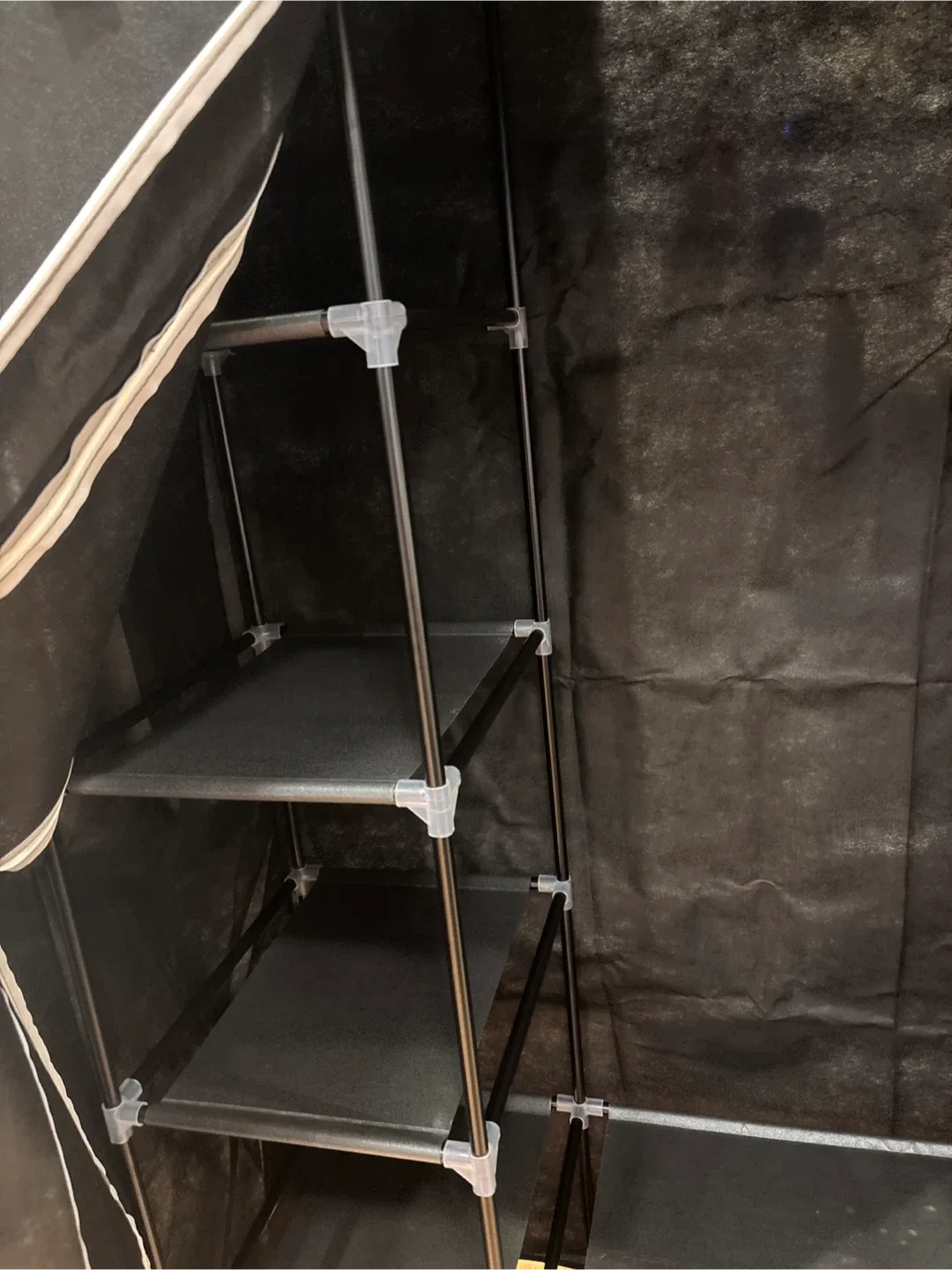 Black Portable Closet Fabric  Wardrobe image indicator(4)