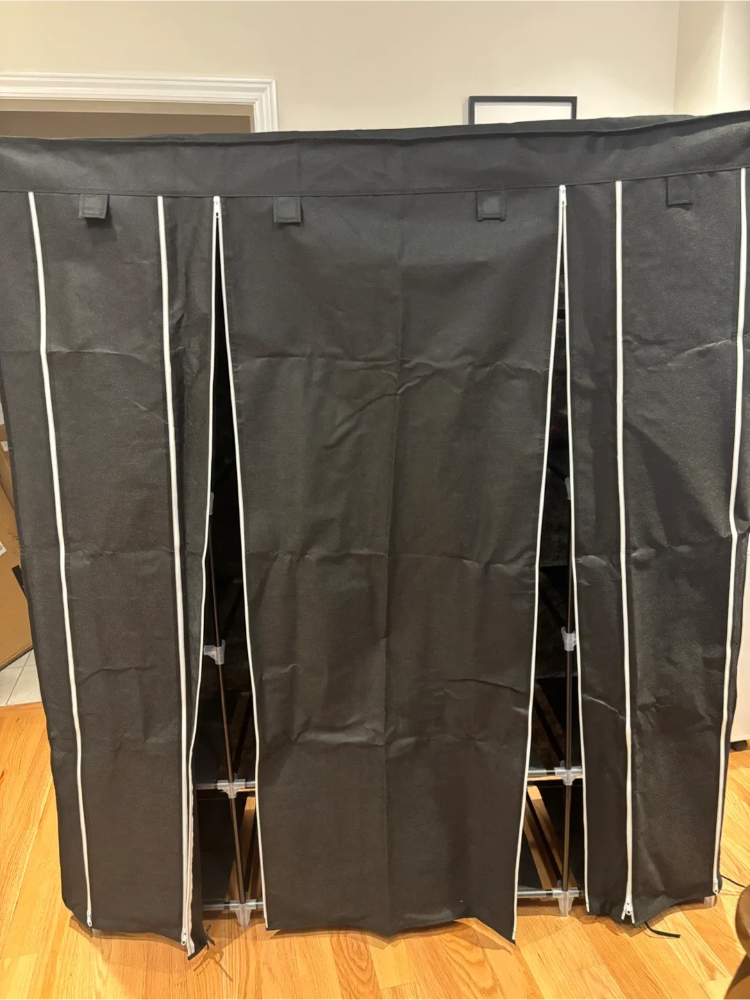 Black Portable Closet Fabric  Wardrobe image indicator(6)