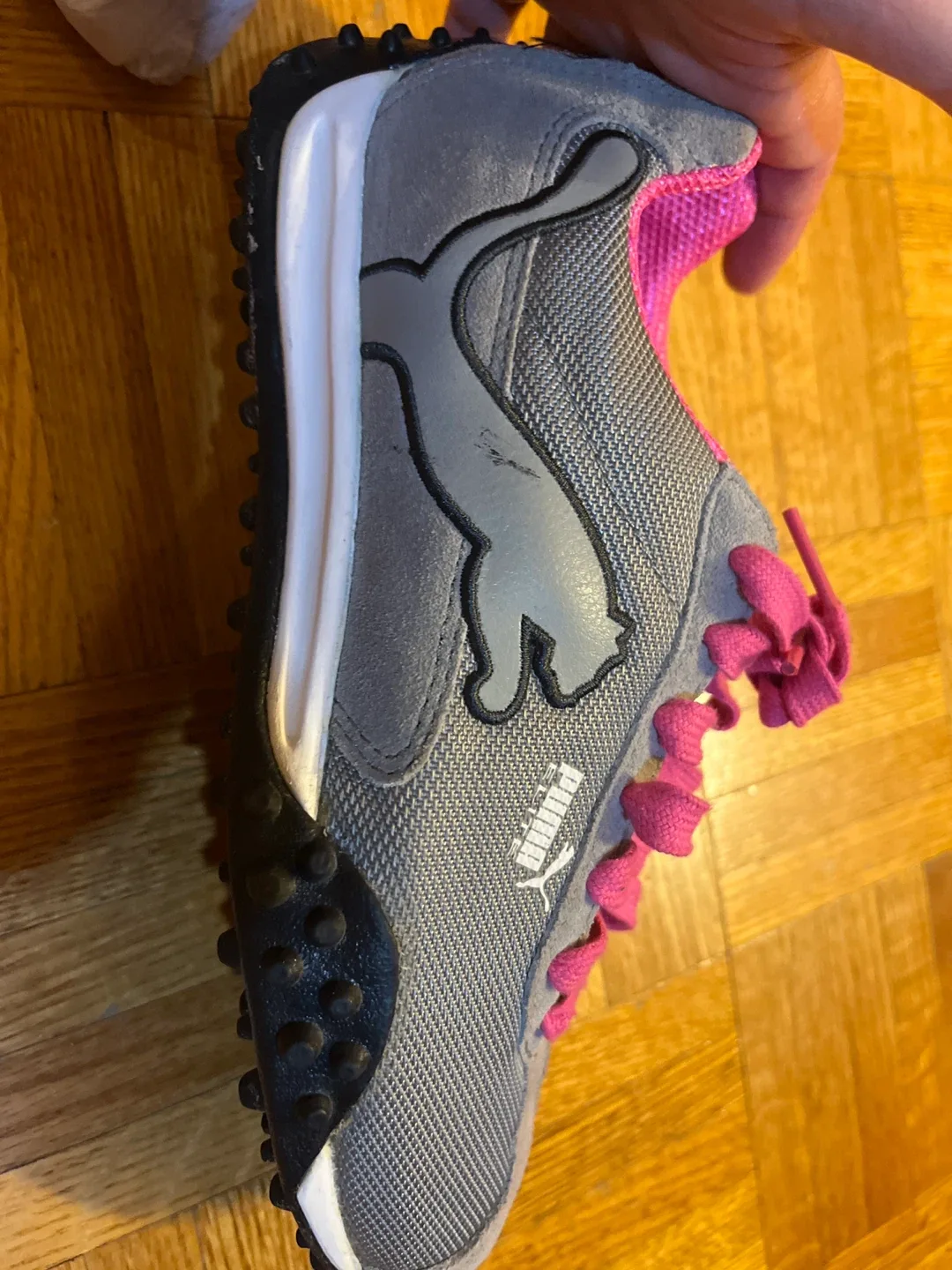 Puma Running Shoes Grey/Pink image indicator(7)