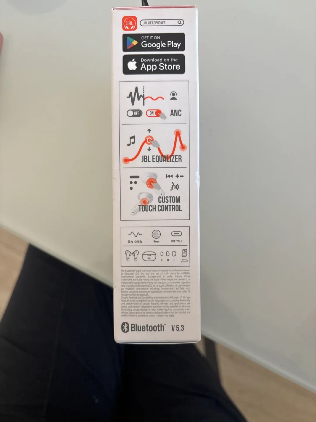 New JBL Tune Beam White Earbuds image indicator(3)