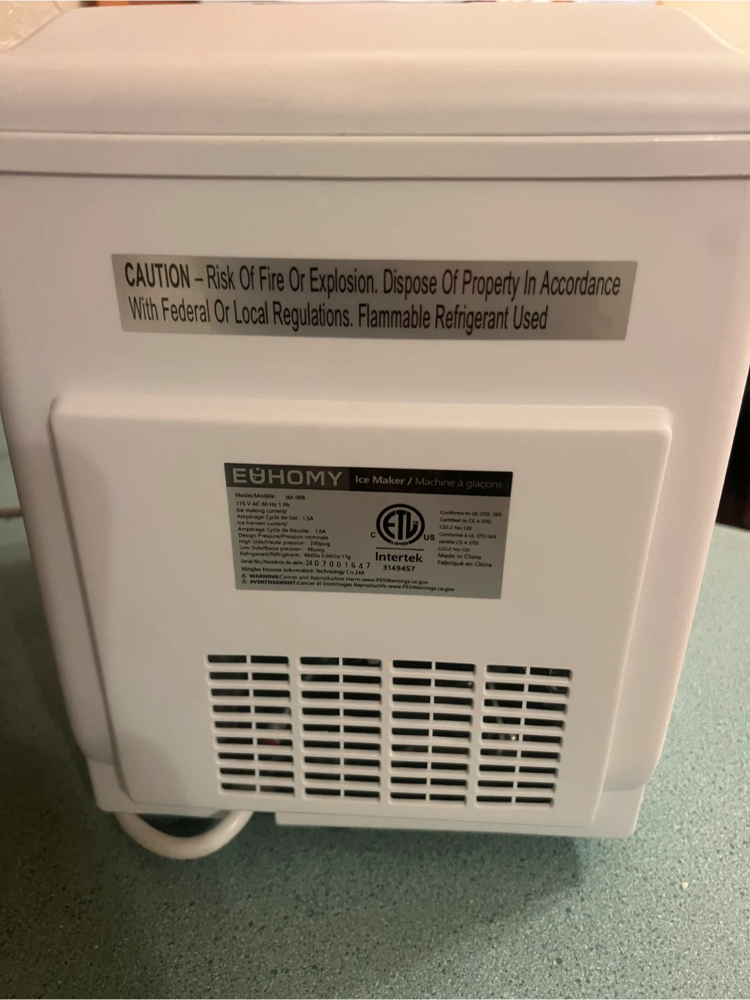 Euhomy Ice Maker Machine - photo 5