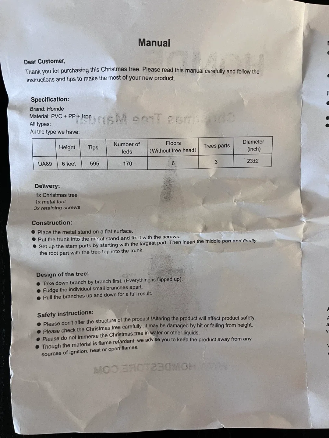 Brand new Pre-Lit Artificial Christmas Tree image indicator(9)