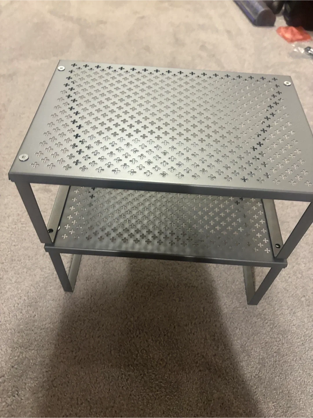 Adjustable Metal Shelf Organizer- set of 2 image indicator(5)