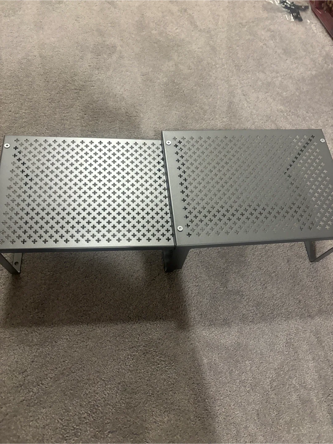 Adjustable Metal Shelf Organizer- set of 2 image indicator(3)