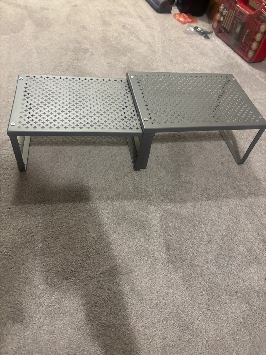 Adjustable Metal Shelf Organizer- set of 2 image indicator(2)