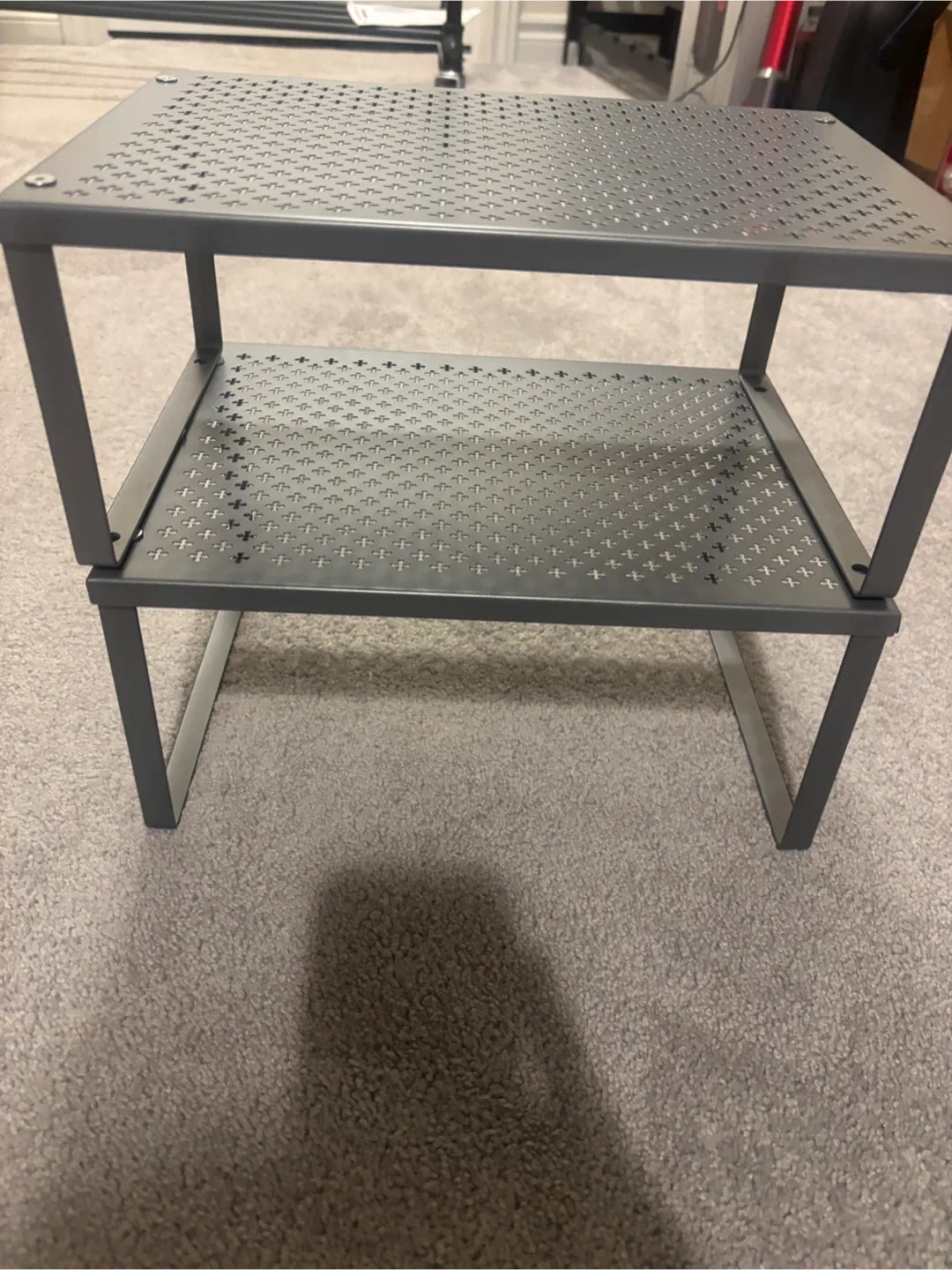 Adjustable Metal Shelf Organizer- set of 2 image indicator(7)