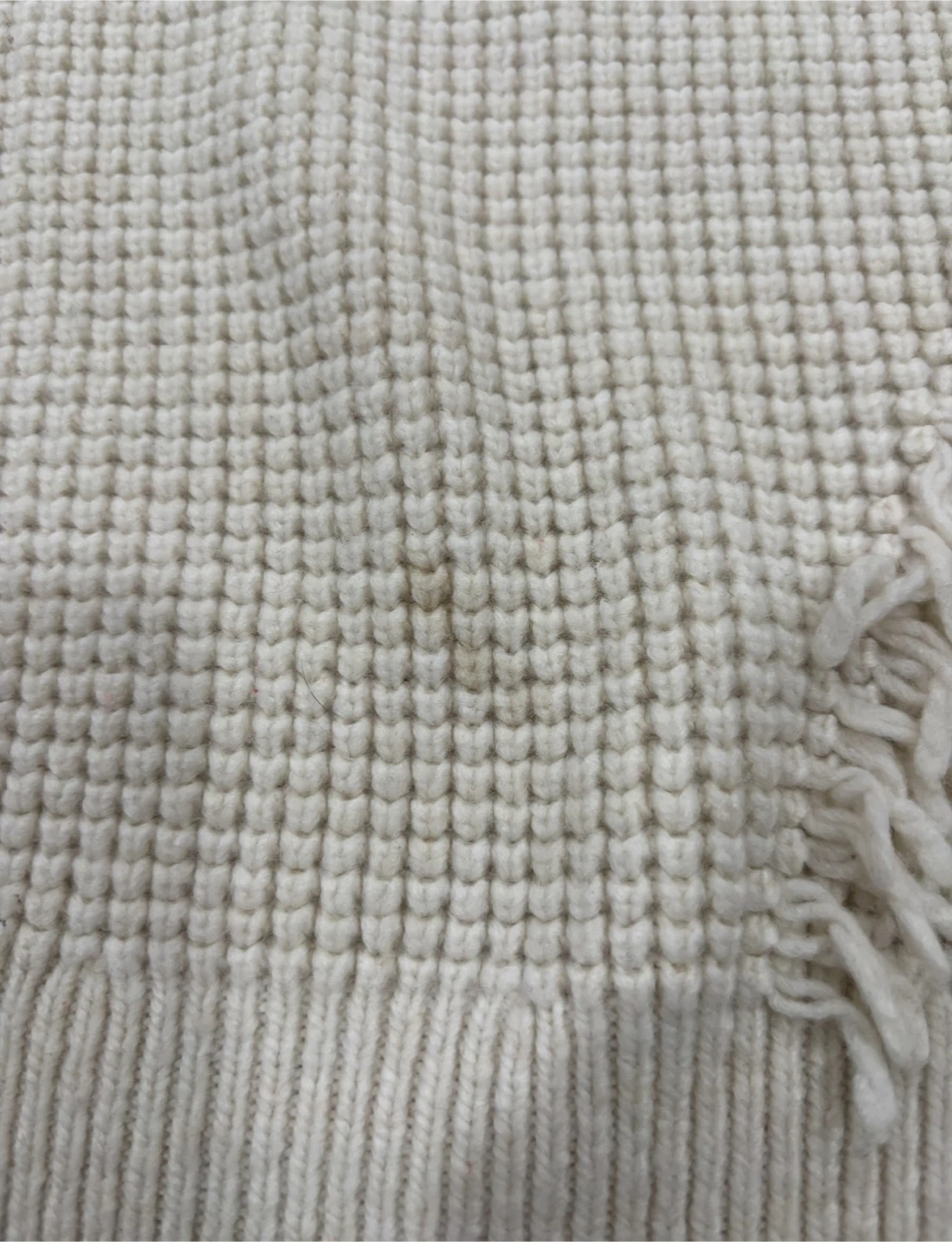 Michael Kors White Fringe Sweater - Size L - photo 5