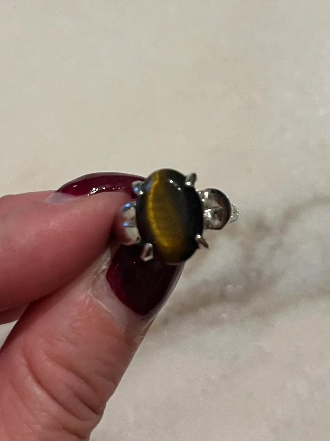 Tiger's Eye sterling silver ring image indicator(2)