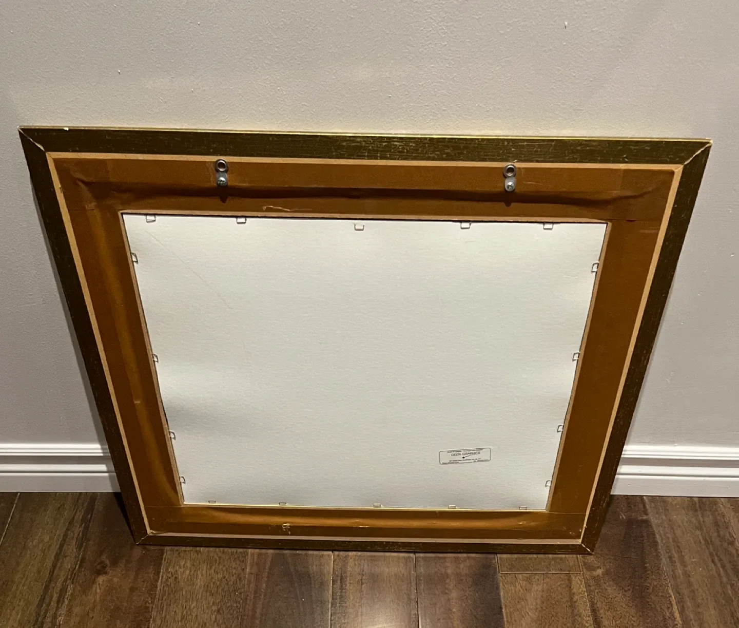 Framed House Print with Gold Frame 26.5X22.5 inches image indicator(6)