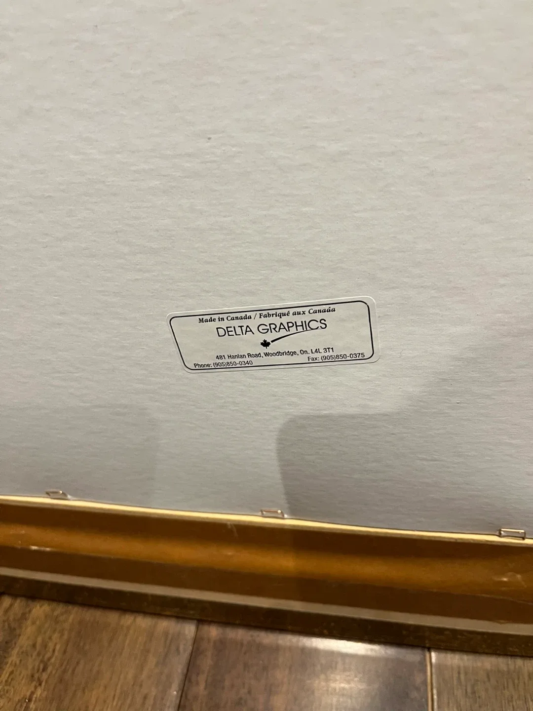 Framed House Print with Gold Frame 26.5X22.5 inches image indicator(8)