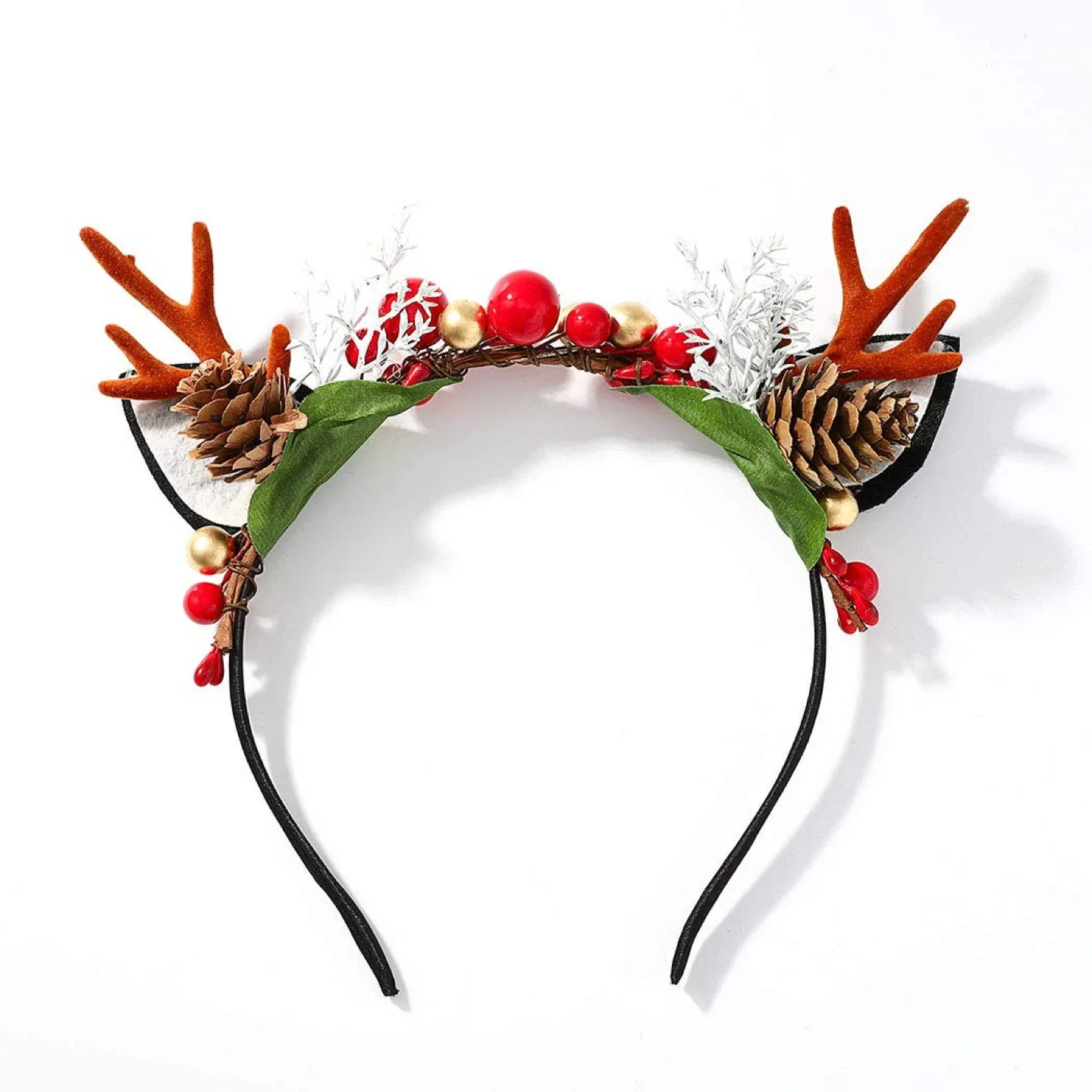 Christmas Reindeer Antler Headband image indicator(2)