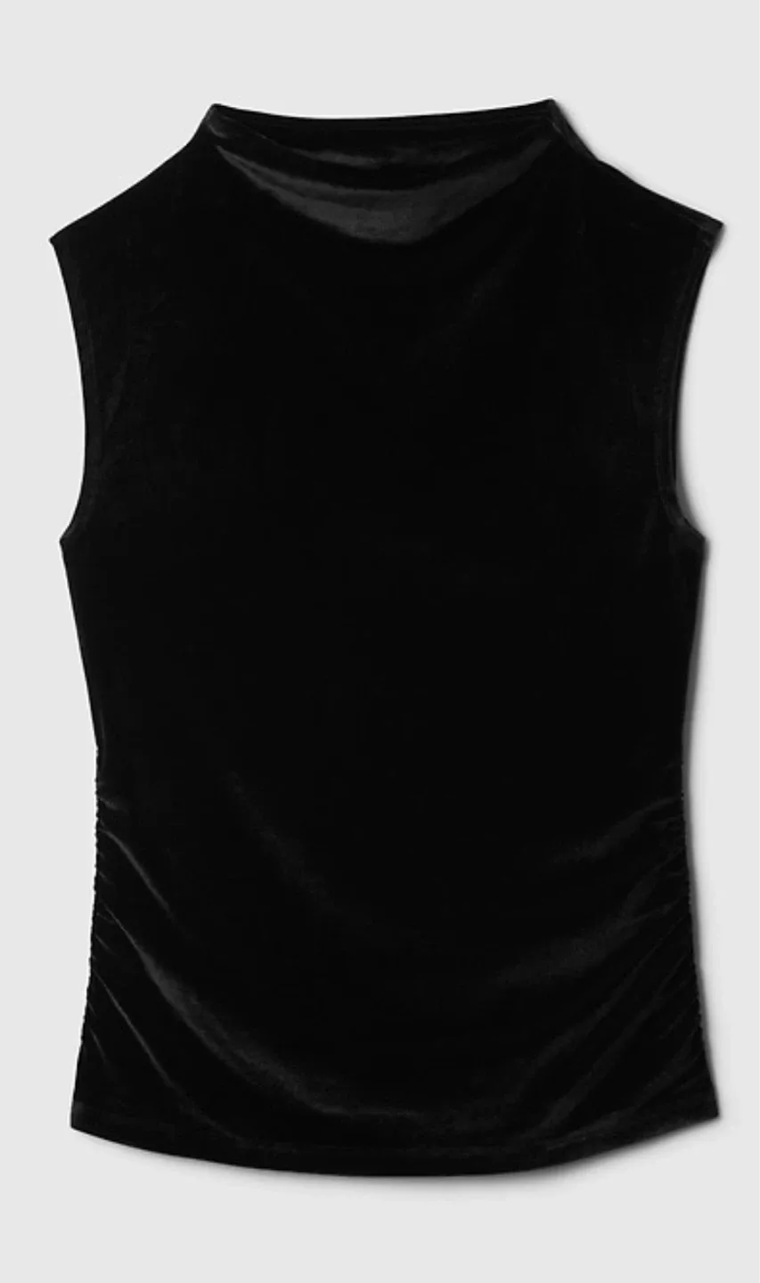 Pull&Bear Velvet Top thumbnail