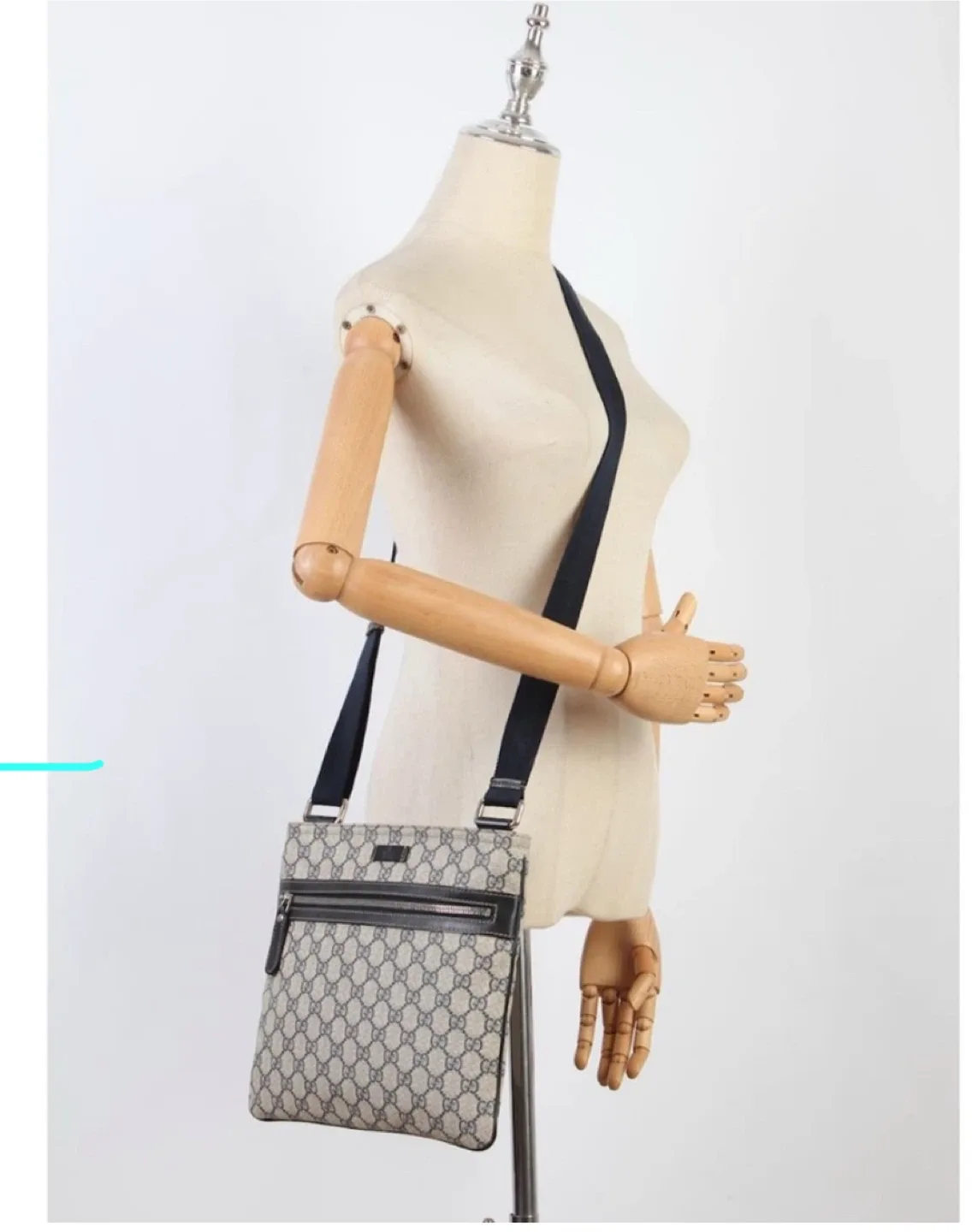 💯AUTHENTIC GUCCI MONOGRAM CROSSBODY BAG image indicator(2)