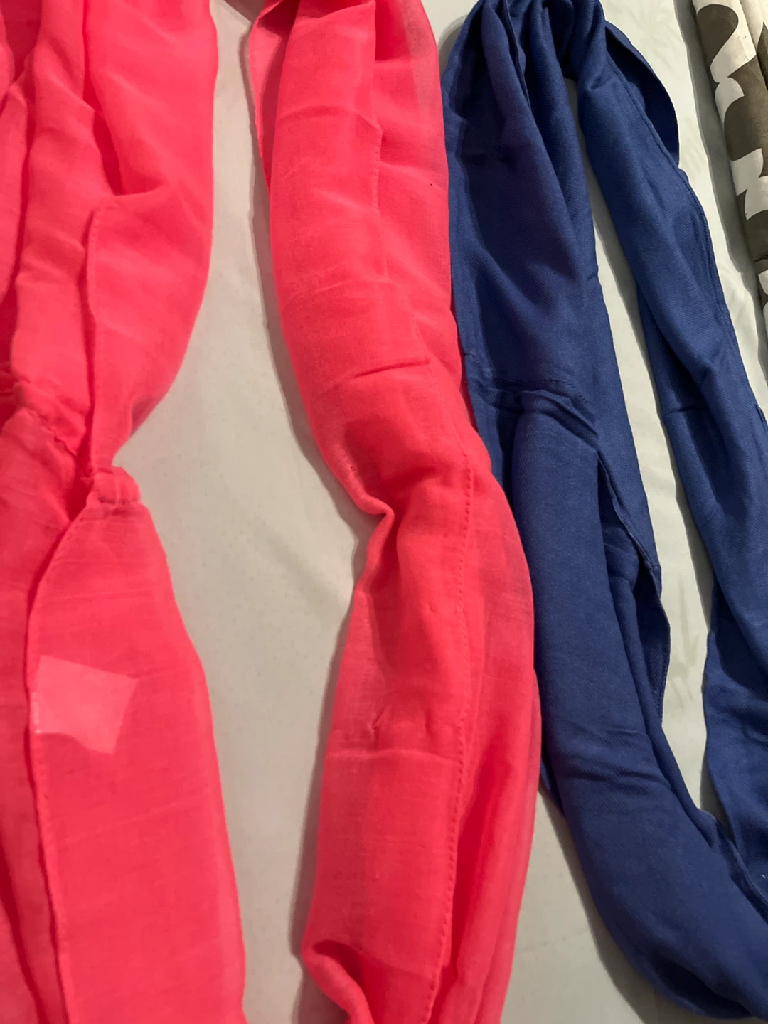 Two Infinity Scarves - Pink & Blue - photo 3