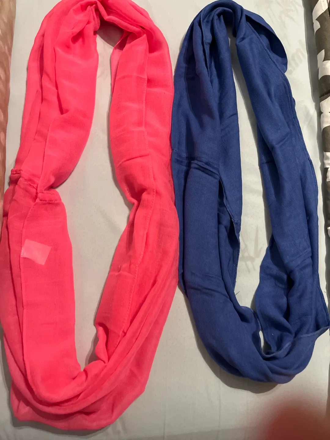 Two Infinity Scarves - Pink & Blue image indicator(4)