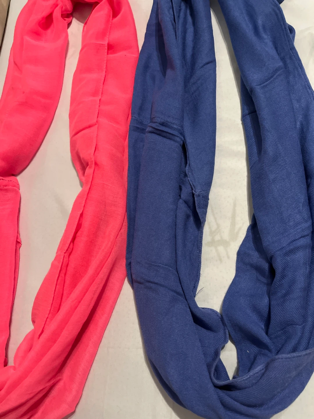 Two Infinity Scarves - Pink & Blue - photo 2