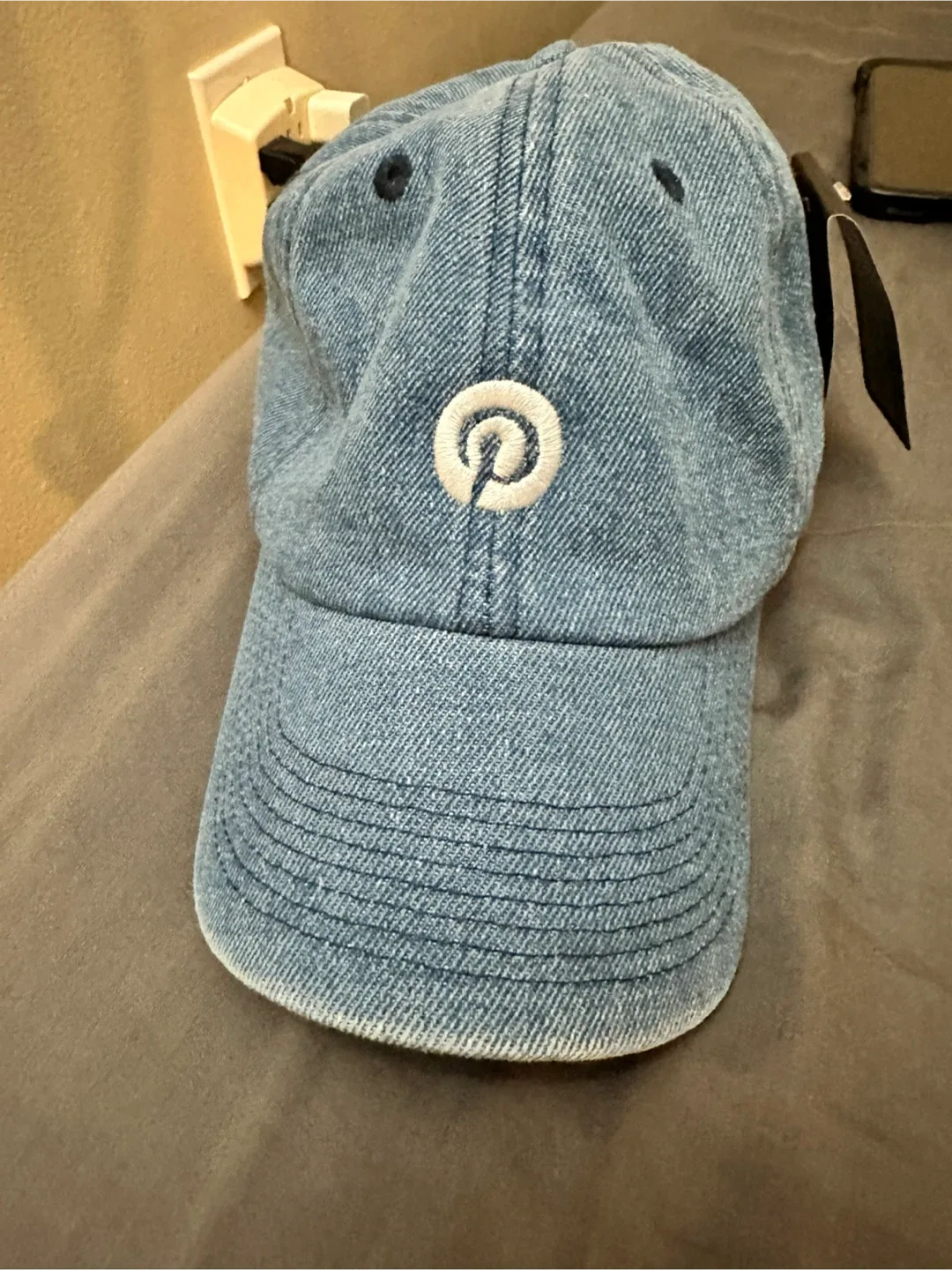 🆕 Pinterest Denim Baseball Cap image indicator(2)