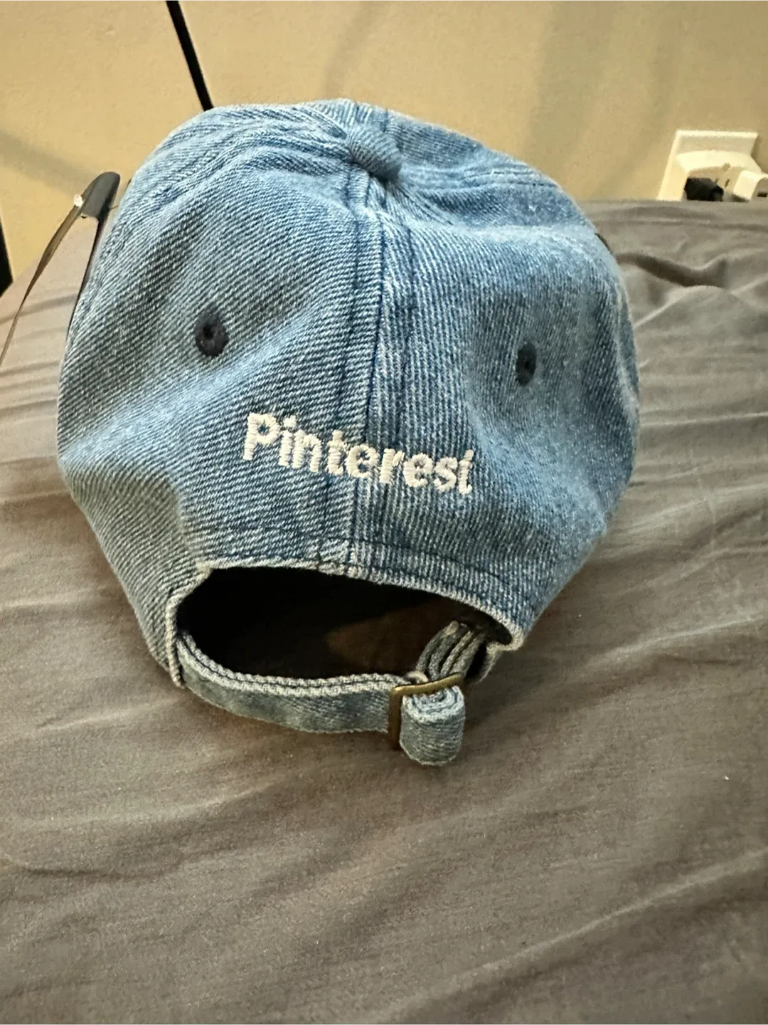 🆕 Pinterest Denim Baseball Cap image indicator(3)