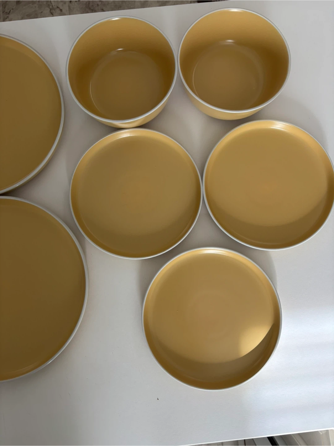 Yellow Dinnerware Set (Plates & Bowls) - photo 3
